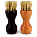 Kit de 2 brosses de polissage pour chaussures, applicateur de chaussures, polisseuse pour bottes pour ...