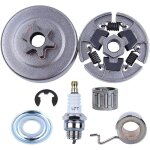 Kit de 3 / 8' pignon embrayage pour stihl 017 018 ms170 ms180 021 023 025 ms210 ms230 ms250, adefol pignon ...