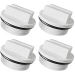 Kit de 4 bouchons pour tuyaux de piscine et spa : bouchon d?hivernage pour tuyau de retour de 1, 5 pouce, ...