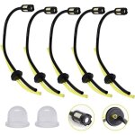 Kit 5 pcs tuyaux d'essence durite avec filtre et ampoules d'appr�t carburant longueur 27. 5cm pour debroussail ...