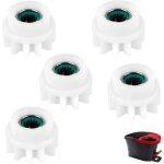 Kit de 5 pices dtaches pour spin mop, compatible avec les balais rotatifs ? montage facile - lntyq ...