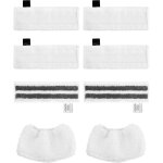 Kit 8 accessoire pour nettoyeur vapeur kärcher sc2 sc3 sc4 sc5 comprend 6 bonnettes microfibre + 2 serpilleres ... Kit 8 accessoire pour nettoyeur vapeur kärcher sc2 sc3 sc4 sc5 comprend 6 bonnettes microfibre + 2 serpilleres ...