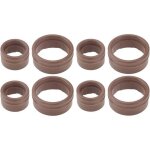 Kit de 8 joints toriques pour compresseur de climatisation diam�tre 10, 6 mm et 17 mm compatible renault ...