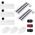 Kit d'accessoires pour krcher easyfix sc2, sc3, sc4 et sc5 - accessoires pour nettoyeur vapeur - 11 ...