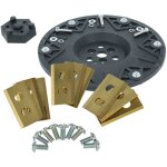 Kit d'accessoires compatible avec kress nano kr100, kr 101e tondeuse � gazon - 1x disque porte - lame, ...