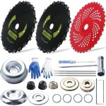 Kit adaptation universel lames tron�onneuse carbone 9 pouces 20 dents avec 3 limes rondes d�broussailleuse ...