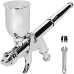 Kit aérographe t217 0, 5 mm avec gobelets de peinture 15 cc pour modèle de voiture, peinture, maquillage, ... Kit aérographe t217 0, 5 mm avec gobelets de peinture 15 cc pour modèle de voiture, peinture, maquillage, ...