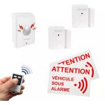 Kit alarme food truck autonome sans - fil essentiel 2 - 2 détecteurs ouverture + sirène + télécommande ... Kit alarme food truck autonome sans - fil essentiel 2 - 2 détecteurs ouverture + sirène + télécommande ...