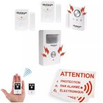 Kit alarme 'local agricole' autonome sans - fil - détecteur mouvement + 3 ouvertures + 2 télécommandes ... Kit alarme 'local agricole' autonome sans - fil - détecteur mouvement + 3 ouvertures + 2 télécommandes ...