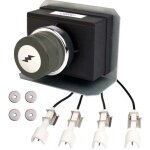 Kit d'allumage 7629 pour weber genesis i 330 avec boutons de br�leurs avant (2011 - 2016), kit d'�l�ment ...