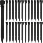 Kit d'ancrage au sol, piquets de sol en plastique 25 pièces, piquets de bordure de paysage de 25 cm, ... Kit d'ancrage au sol, piquets de sol en plastique 25 pièces, piquets de bordure de paysage de 25 cm, ...