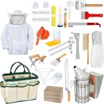 Kit apiculture 24 pices avec combinaison de protection matriel essentiel pour dbutants incl. vareuse ...