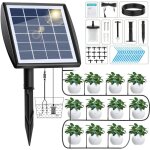 Kit arrosage automatique solaire avec minuterie 15m tuyau arrosage système d'arrosage automatique système ... Kit arrosage automatique solaire avec minuterie 15m tuyau arrosage système d'arrosage automatique système ...