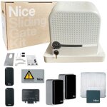 Kit automazione per cancelli scorrevoli robus rbs 400 nice rbs400bdkce 400kg 24v