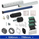 Kit axe moteur volet roulant 1590 - - - 1789 mm moteur filaire Kit axe moteur volet roulant 1590 - - - 1789 mm moteur filaire