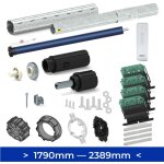 Kit axe moteur volet roulant 1790 - - - 2389 mm moteur radio