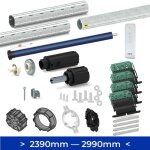 Kit axe moteur volet roulant 2390 - - - 2990 mm moteur radio