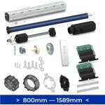 Kit axe moteur volet roulant 800 - - - 1589 mm moteur radio