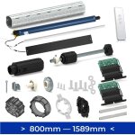 Kit axe moteur volet roulant 800 - - - 1589 mm moteur solaire