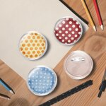 Kit de badges  bouton avec pingles 100 sets acrylique 58 mm
