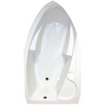 Ondee zen - kit baignoire angle droit 160x90 et tablier motif vague - abs et acryl 3mm - blanc Ondee zen - kit baignoire angle droit 160x90 et tablier motif vague - abs et acryl 3mm - blanc