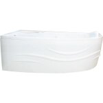 Ondee - zen - kit baignoire d'angle 135 cm et tablier motif vague - abs et acryl 3mm - blanc Ondee - zen - kit baignoire d'angle 135 cm et tablier motif vague - abs et acryl 3mm - blanc