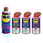Kit btiment wd - 40 produit multifonction spray double position + nettoyant contact + graisse blanche ...
