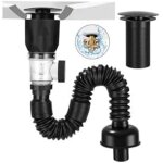 [jamais utilis]kit de bonde de lavabo, siphon lavabo avec pop - up bouchon de vidange de filtre et tuyau ...