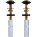 Kit de boulons de r�servoir de toilette en deux pi�ces, boulons robustes, boulons de r�servoir de toilette ...
