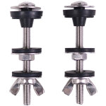 Kit de boulons robustes pour r�servoir de toilette universel, en acier inoxydable �tanche et rondelle ...