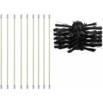 Memkey - kit brosse de chemine, outil nettoyage pour chemines brosse kit de ramonage ccontient 9 (40cm ...