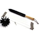 Kit de brosse de nettoyage de chemin�e, brosse pour conduits de radiateur et de s�che - linge, syst�me ...