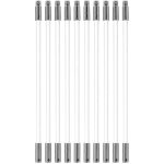 Kit de brosse de nettoyage de chemine avec tiges en nylon flexible de 4 m pour conduit de chemine, ...