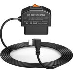 Kit de c�blage micro usb obd pour cam�ra embarqu�e avec c�ble d'alimentation obd 12 - 24 v � 5 v / 3 ...