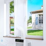 Kit calfeutrage climatiseur, 500cm joint de fenetre, kit climatisation fen�tre fonctionne avec toutes ...