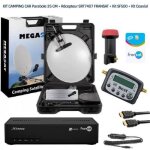 Kit camping car - fransat - srt 7407 - parabole 35 cm - r�cepteur hd - kit coaxial