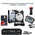 Kit camping car - megacc3 - parabole 35 cm - r�cepteur tntsat ths 806 - kit satfinder - coaxial hd4k