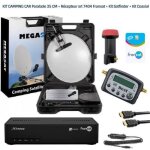 Kit camping car - megasat - parabole 35 cm - r�cepteur srt7407 - kit coaxial - pack nomade