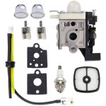 Kit carburateur 10 pices echo srm - 2320t pour dbroussailleuse echo srm - 2320t 21, 2 cc, livr avec ...