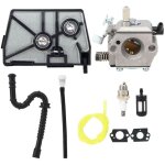 Kit de carburateur, carburateur en aluminium moul sous pression pour trononneuse 028 avec kit de carburateur ...