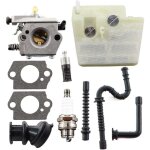 Kit de carburateur pour stihl 024 026 ms240 ms260 024av 024s walbro wt - 194 trononneuse filtre  air ...