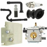 Kit carburateur pour stihl 026 ms260 ms240 240 walbro wt - 194 & bougie filtre � air, trimec