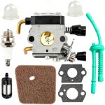 Kit carburateur for pour stihl fs38 fs45 fs46 fs55 fs55r km55 fs85 fc55 fs38 trimmer de la tondeuse for ...