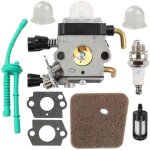 Kit carburateur pour stihl fs55 fs55r fs55rc fs38 km55 hl45 km55r filtre � air kit pilote carburant kit ...