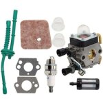 Kit de carburateur pour stihl fs85 fs38 fs45 fs55 zama ciq - s186a carb tondeuse � , xu, gazon carburateur ...