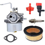 Kit carburateur tecumseh 640260 pour carburateur de chasse - neige 520956 056320 632689, avec joint, ...