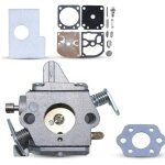 Kit carburateur pour trononneuse stihl 017 018 ms170 ms180 ms 170 180 avec filtre  air. kit de joints ...