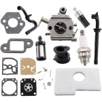 Kit de carburateur pour tronçonneuse stihl 017 018 ms170 ms180 ms170c ms180c remplace zama c1q - s57 ... Kit de carburateur pour tronçonneuse stihl 017 018 ms170 ms180 ms170c ms180c remplace zama c1q - s57 ...