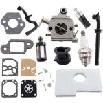 Kit carburateur pour tron�onneuse stihl 017 018 ms170 ms180 ms170c ms180c, remplace zama c1q - s57 1130 ...