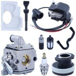 Kit carburateur pour tron�onneuse stihl ms170 ms180 017 018, carburateur adefol + bobine d'allumage + ...